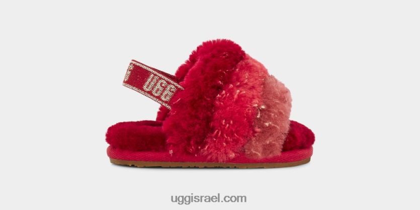 פלאף כן ניצוץ מתכתי תִינוֹק UGG VLDPRV2040 מולטי אדום