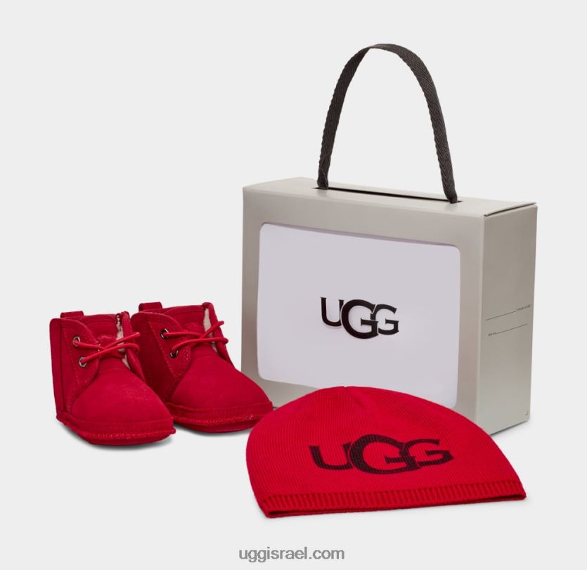 neumel & beanie תִינוֹק UGG VLDPRV337 סמבה אדום