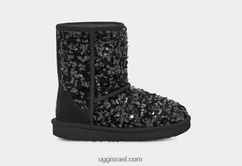 פאייטים שמנמנים קצרים קלאסיים ילדים UGG VLDPRV1765 שָׁחוֹר