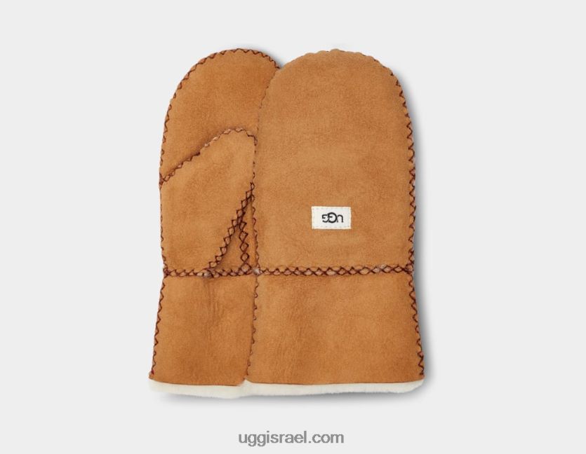 כפפת עור כבש עם תפר ילדים UGG VLDPRV1792 עַרמוֹן