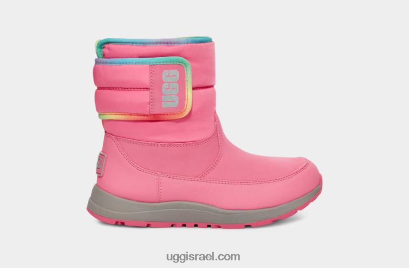 קשת מזג אוויר טוטלית ילדים UGG VLDPRV261 ורד ורוד/קשת בענן