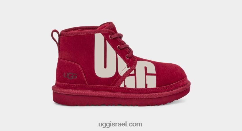 neumel chopd ילדים UGG VLDPRV1788 אדום עשיר
