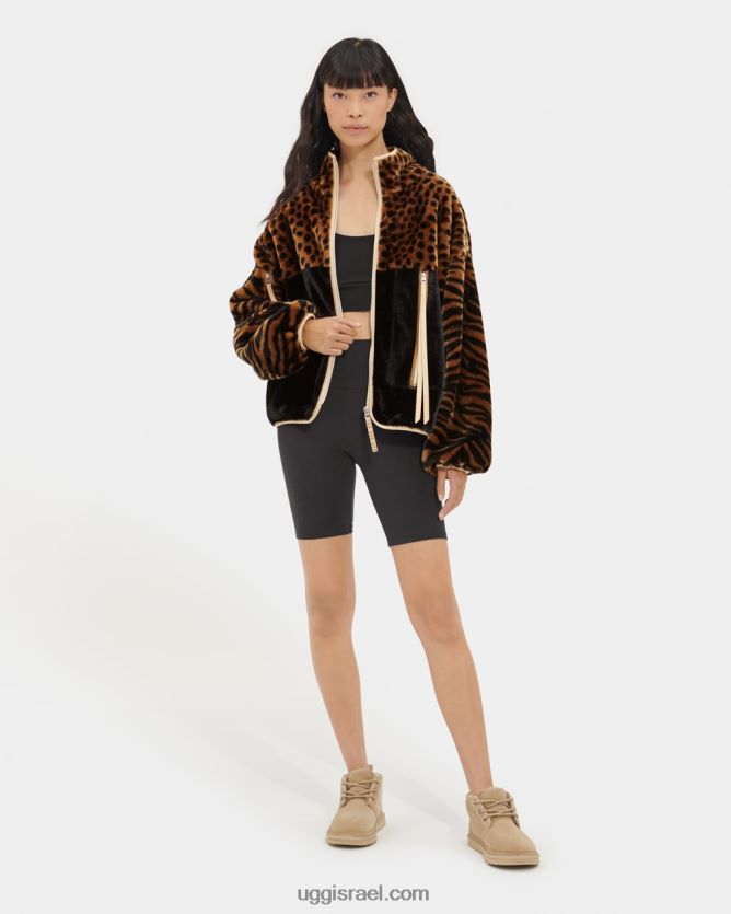 ז'קט מרלן שרפה Animaia נשים UGG VLDPRV1296 חמאה