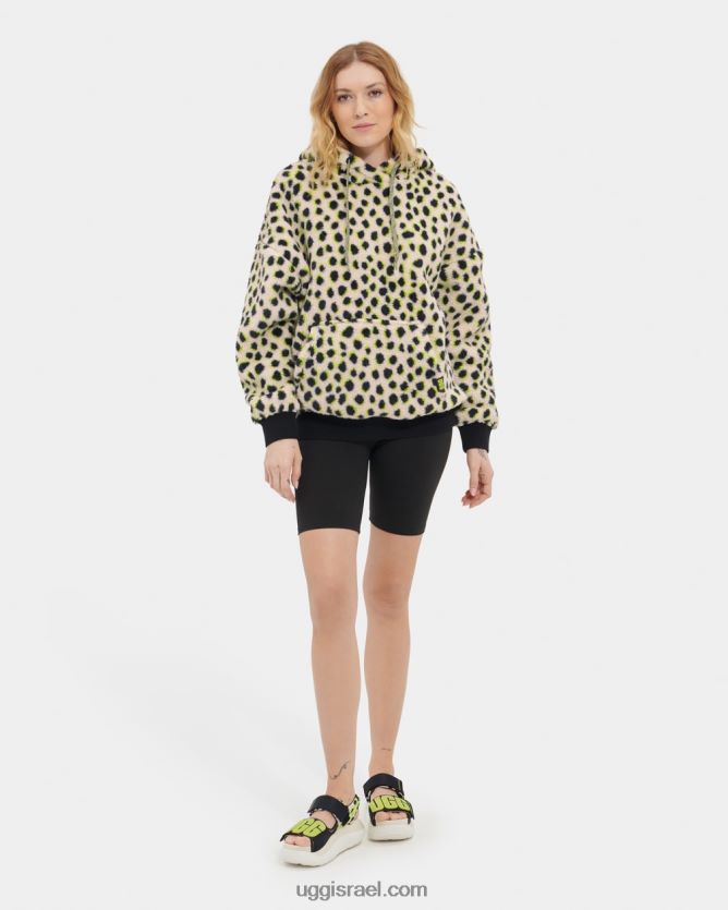 Loyra Sherpa Hoodie Animaia נשים UGG VLDPRV104 סיד מפתח