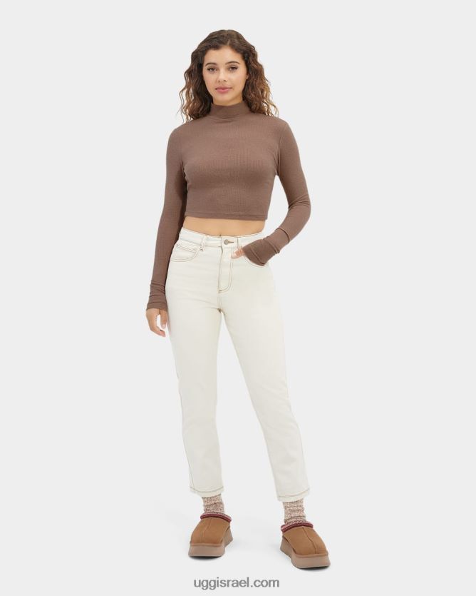 טופ צווארון מצולע נימאה נשים UGG VLDPRV1078 צב