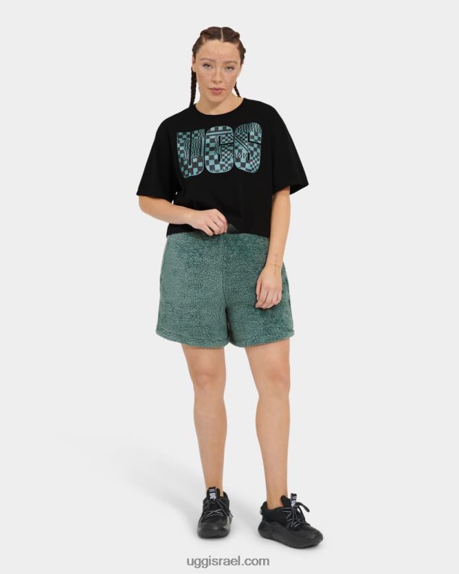 מכנסי קמיליה שרפה קצרים נשים UGG VLDPRV1090 אלוורה/כחול חצות