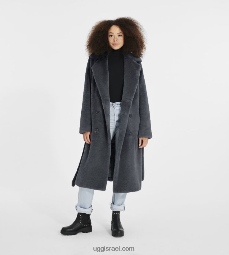 מעיל פרווה מלאכותית של לוסינדה נשים UGG VLDPRV1189 צִיקלוֹן