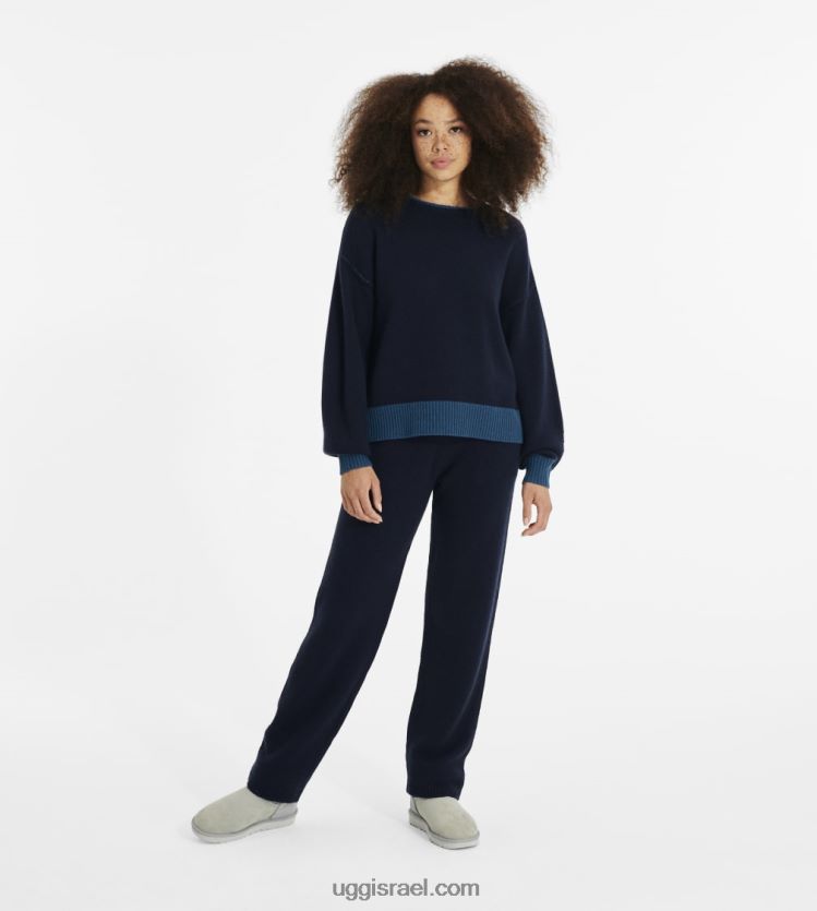 סוודר בתערובת קשמיר של רנטה נשים UGG VLDPRV131 חיל הים