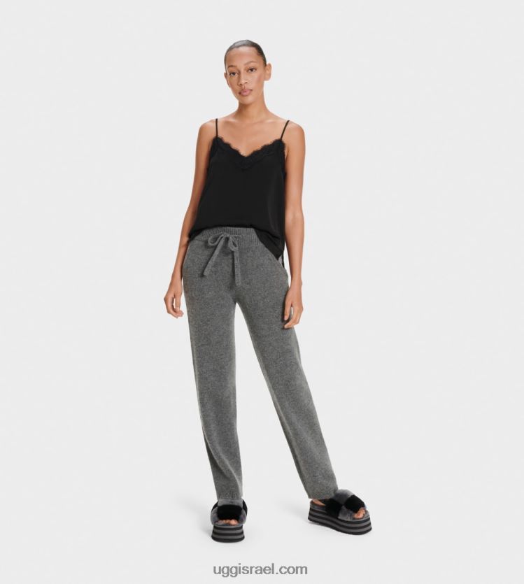 מכנס אאידה בתערובת קשמיר נשים UGG VLDPRV1328 פֶּחָם