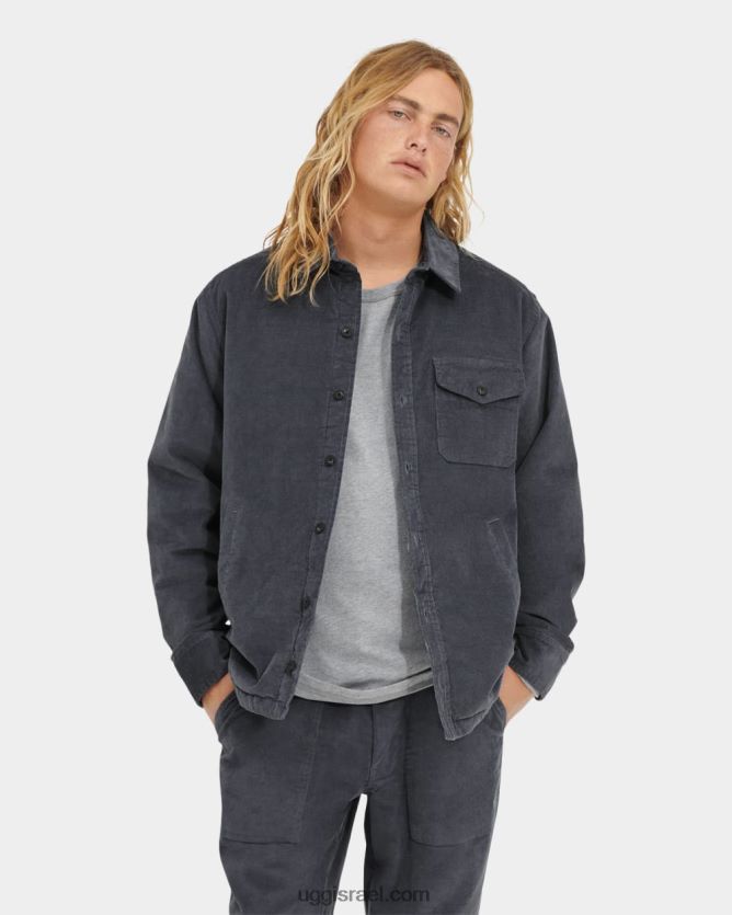 ז'קט חולצה מכופתרת של תיאודור גברים UGG VLDPRV1868 צִיקלוֹן