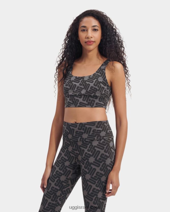 מונוגרמה של זאילי ברלט נשים UGG VLDPRV2059 מונוגרמה גרפית שחורה