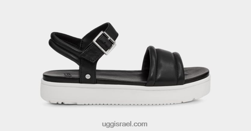 רצועת קרסול של זאיין נשים UGG VLDPRV2130 עור שחור