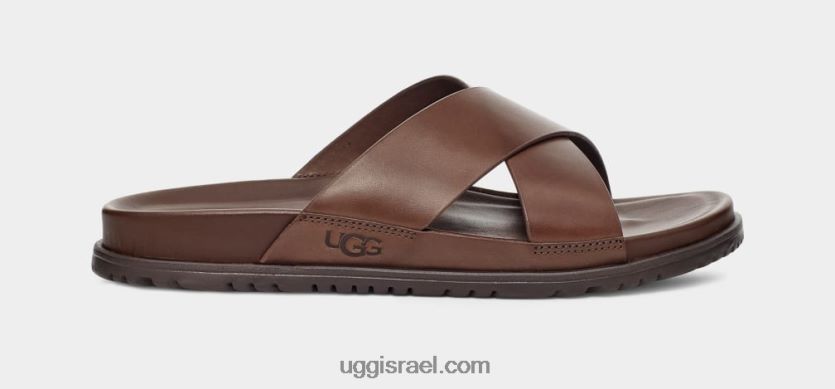 מגלשת וינסקוט גברים UGG VLDPRV2301 עור גריזלי