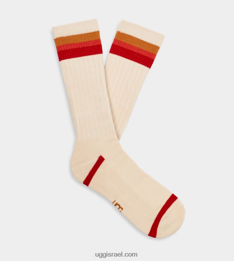 גרב צוות שלוש פסים של נואל גברים UGG VLDPRV2310 שקיעה מדברית רב