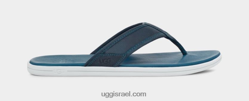 כפכפי עור חוף הים גברים UGG VLDPRV236 כחול ימי