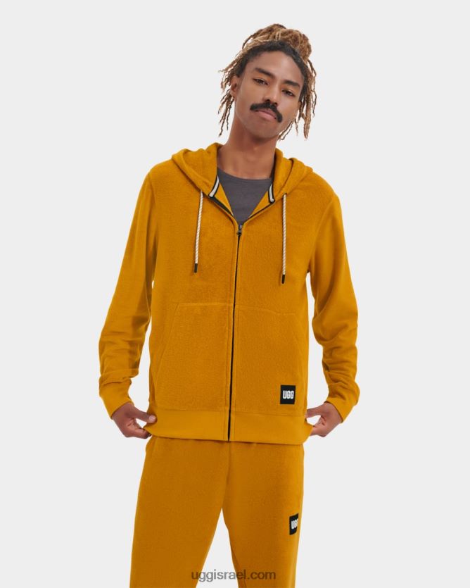 קפוצ'ון פורסטר עם רוכסן מלא גברים UGG VLDPRV283 עץ טיק