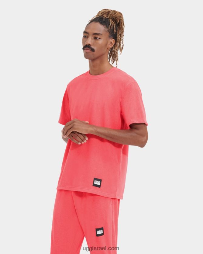 מת'יו טי גברים UGG VLDPRV294 ורוד אפרסקי