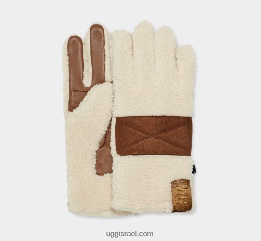 כפפת שרפה עם טלאי כף היד גברים UGG VLDPRV299 קרם