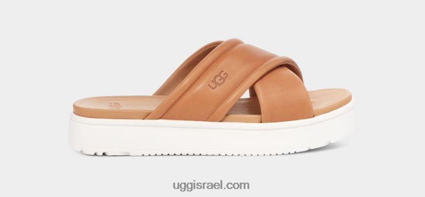 זאיין קרוסבנד נשים UGG VLDPRV538 עור שזוף