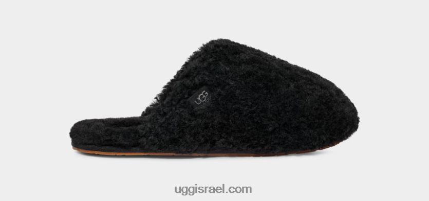 שקופית מקסי מתולתלת נשים UGG VLDPRV585 שָׁחוֹר