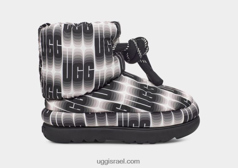 אורך גל מקסי קלאסי קצר נשים UGG VLDPRV672 לבן שחור