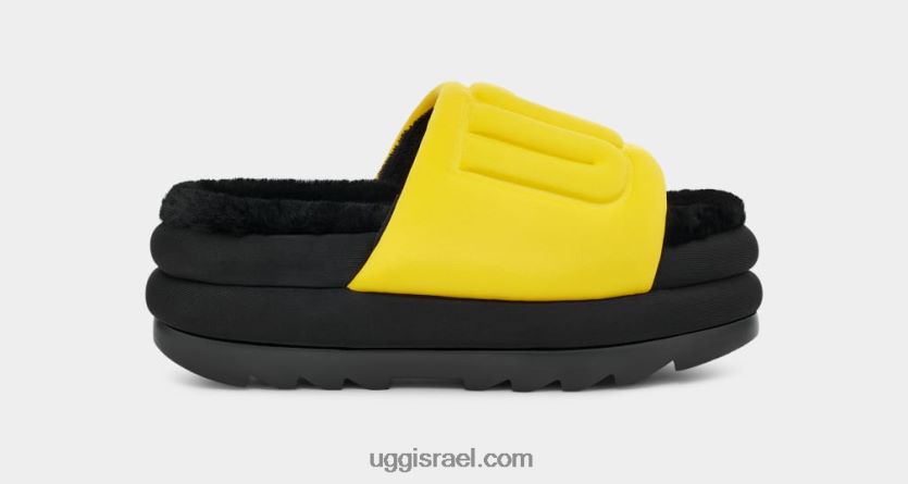 שקופית גרפית מקסי נשים UGG VLDPRV757 כנרית/שחור