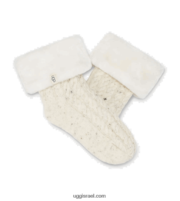 גרב מרופדת פליסה ליטה נשים UGG VLDPRV766 טִבעִי