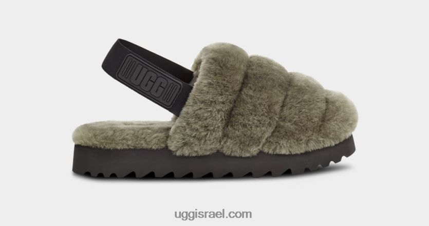 נעלי בית סופר מוך נשים UGG VLDPRV801 זית שרוף