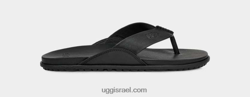 סוליבן פליפ נשים UGG VLDPRV813 עור שחור
