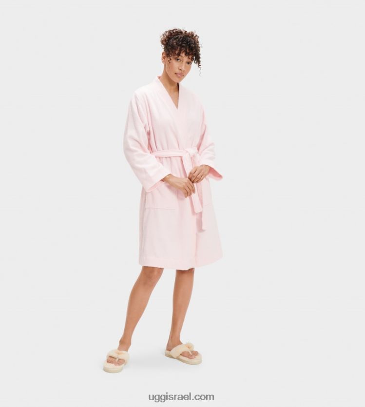 חלוק לורי טרי נשים UGG VLDPRV82 ורוד צדף