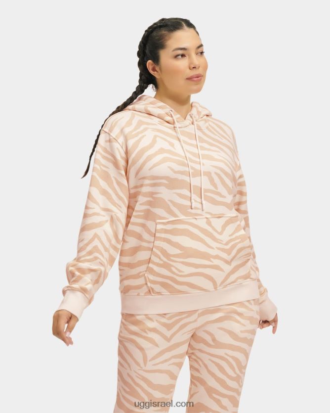 קפוצ'ון טטיאנה זברה נשים UGG VLDPRV93 זברה לבנה