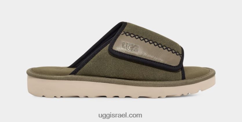 מגלשת goldencoast גברים UGG VLDPRV1453 ירוק אזוב