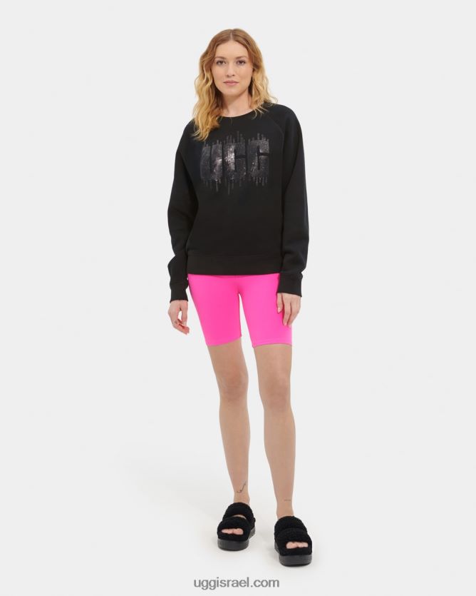 לוגו נצנצים של madeline נשים UGG VLDPRV178 שָׁחוֹר