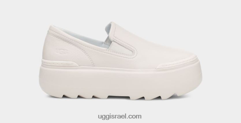 marin mega slip on נשים UGG VLDPRV10 לבן בוהק