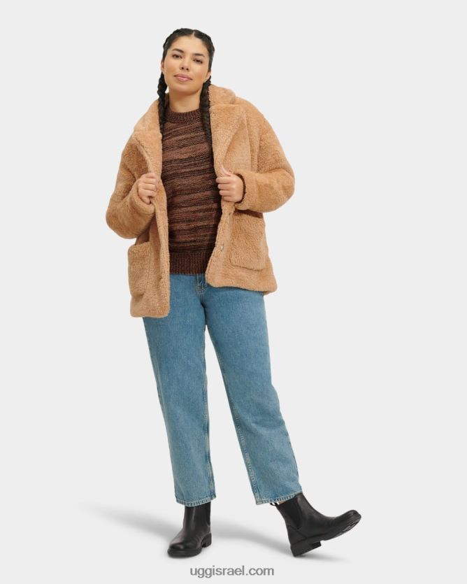 קרדיגן טיולים shailee sherpa נשים UGG VLDPRV1162 אולונג