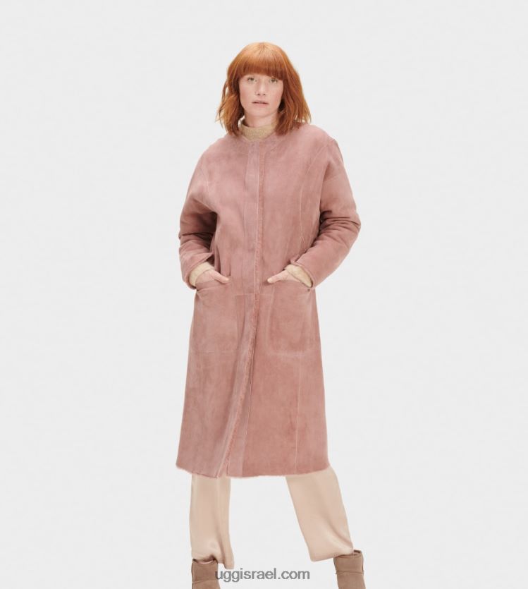 מעיל sherling הפיך של remy נשים UGG VLDPRV188 סרט ספיה