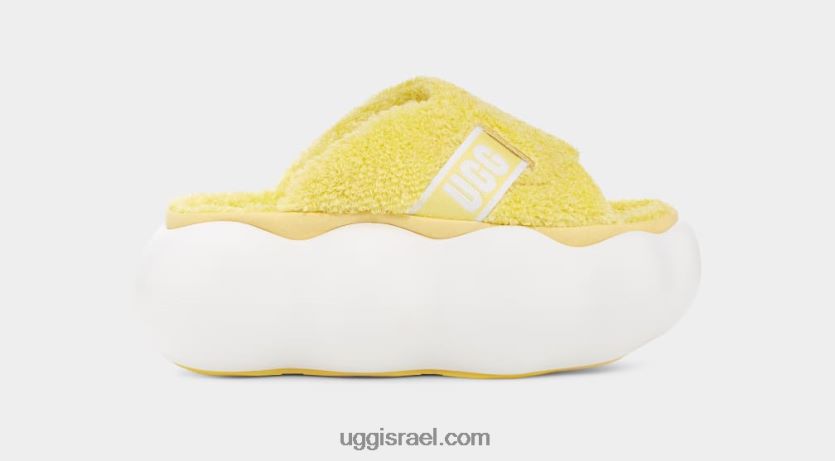 מגלשת sugarcloud נשים UGG VLDPRV342 צהוב שטוף שמש